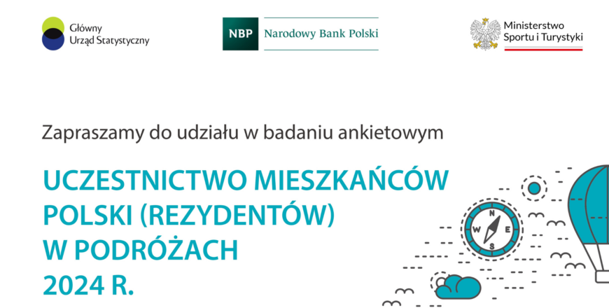 Główny Urząd Statystyczny rozpoczyna badanie uczestnictwa w podróżach