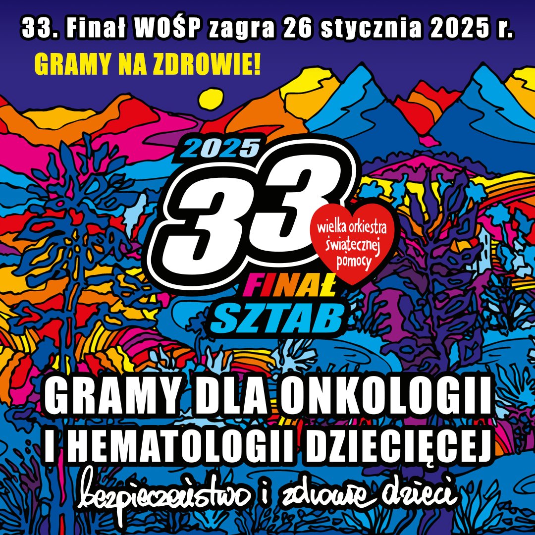 WOŚP w Zabrzu: Zanurz się w świat muzyki i magii podczas 33. Finału!