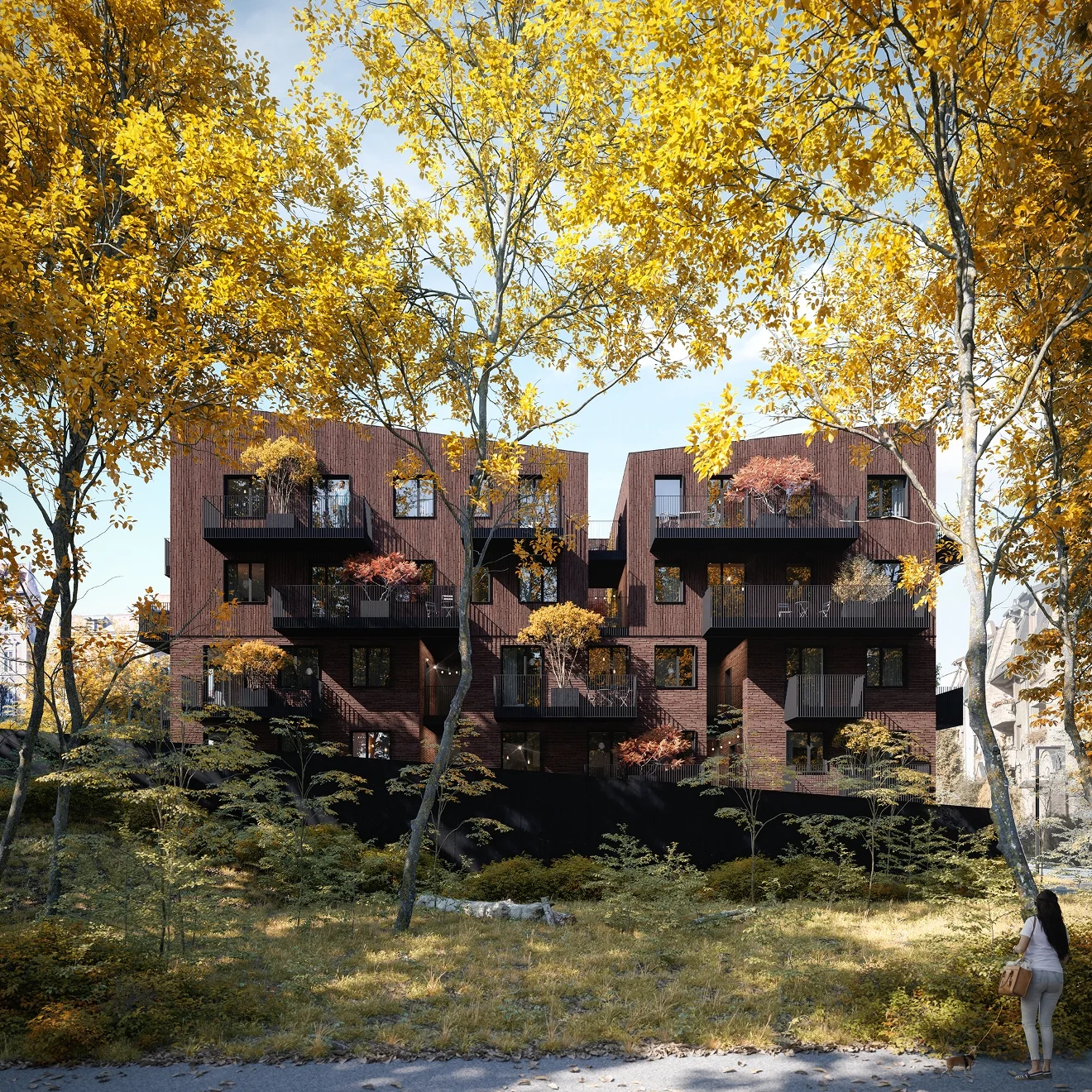 W Zabrzu powstaje apartamentowiec ze specjalnego drewna