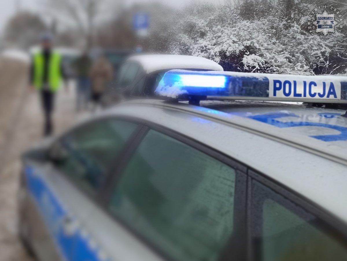 Kolizja na Stalmacha w Zabrzu. Pijany kierowca z 3 promilami za kierownicą