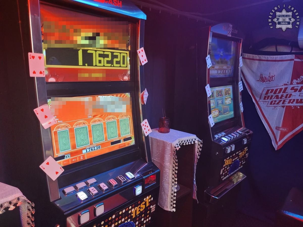 Policjanci z Zabrza przejęli nielegalne automaty do gier hazardowych!