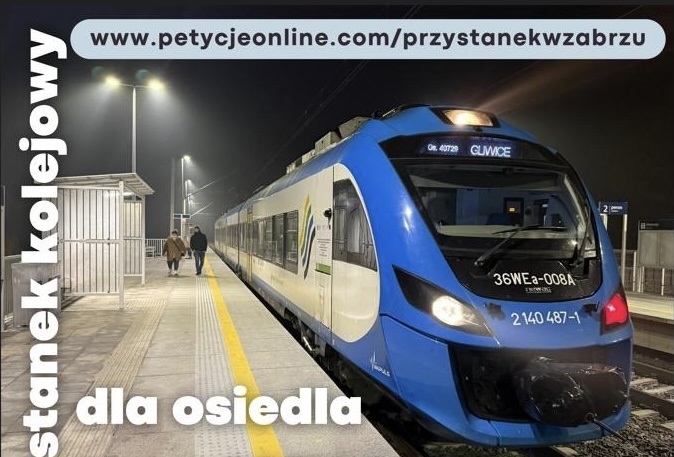 Nowy przystanek kolejowy w Zabrzu? Trwa zbieranie podpisów pod petycją