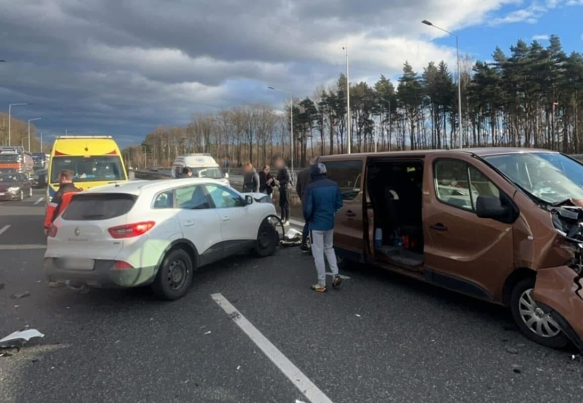 Karambol na autostradzie A4 na wysokości Zabrza – utrudnienia w ruchu