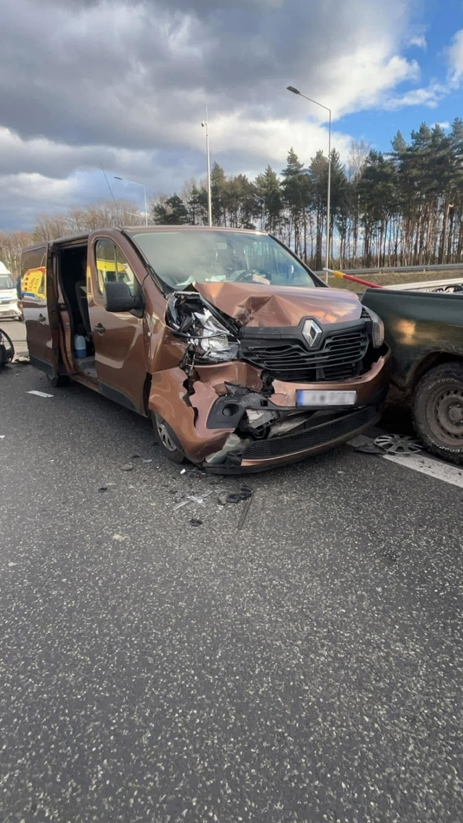 Karambol na autostradzie A4 na wysokości Zabrza – utrudnienia w ruchu