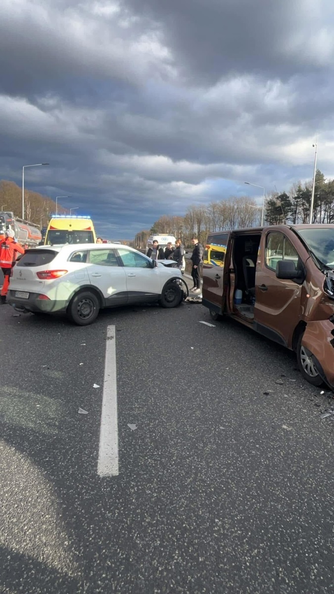 Karambol na autostradzie A4 na wysokości Zabrza – utrudnienia w ruchu
