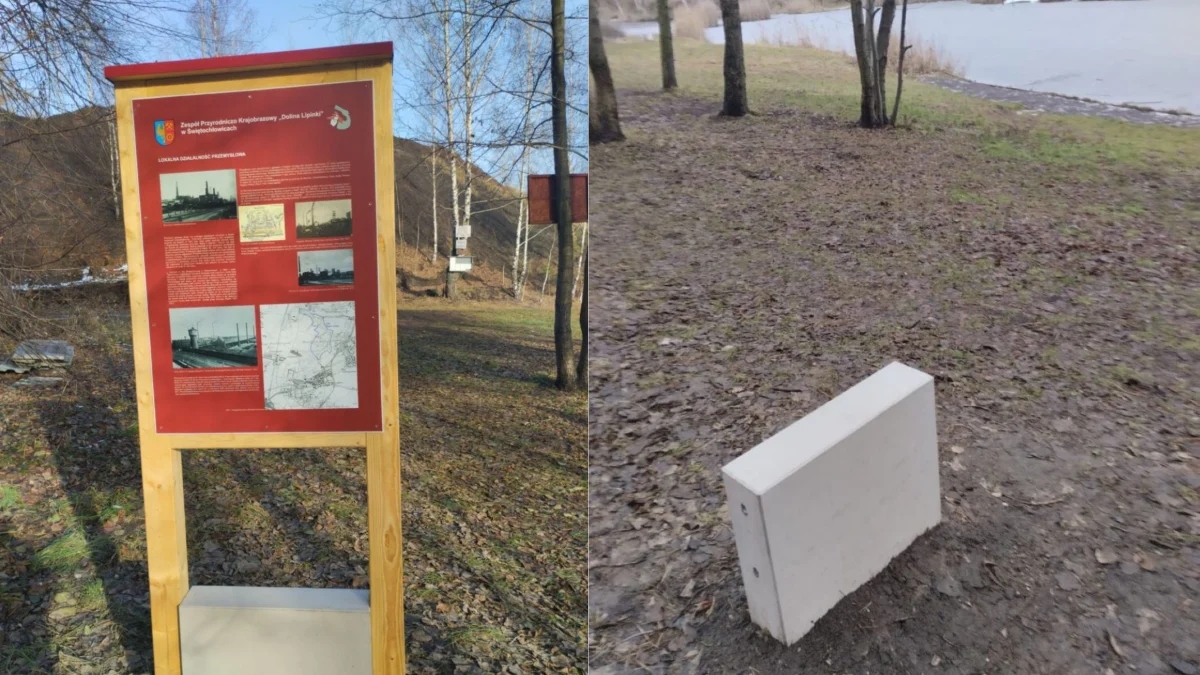 Tablice z Doliny Lipinki skradzione po dwóch miesiącach od montażu