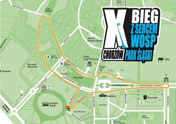 Bieg z Sercem WOŚP – trasa już opublikowana!