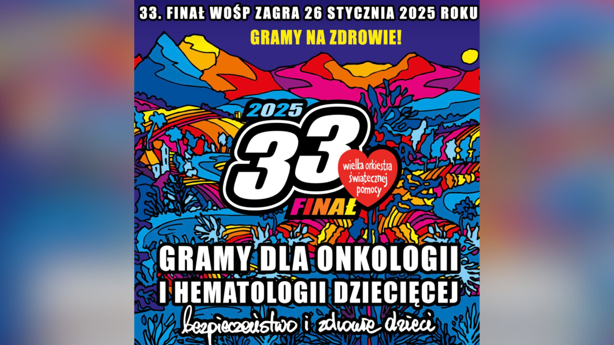 33. Finał WOŚP w Chorzowie – sprawdź, co się będzie działo!