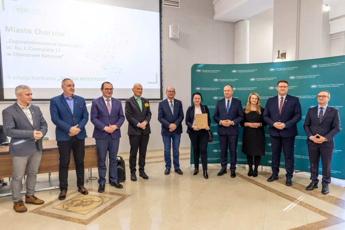 Chorzów nagrodzony w konkursie "Zielona Przestrzeń" – 250 tys. zł na projekt
