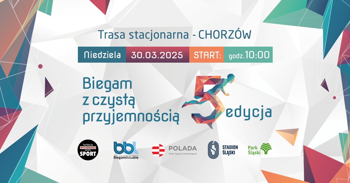 5. edycja biegu „Biegam z czystą przyjemnością” już 30 marca