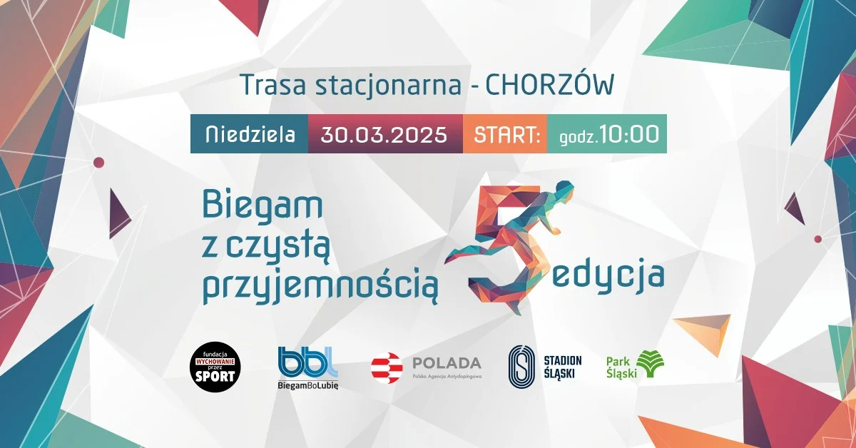 5. edycja biegu „Biegam z czystą przyjemnością” już 30 marca