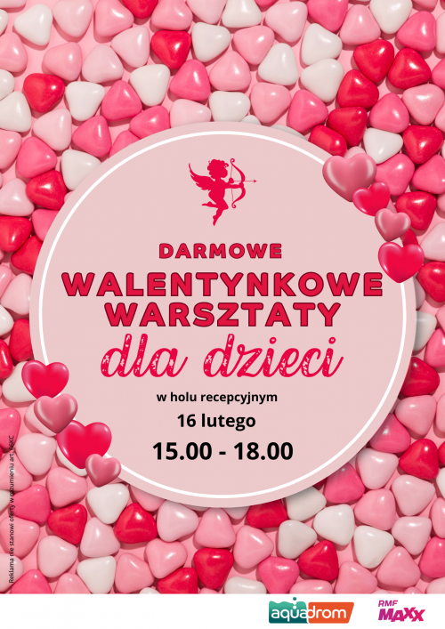 Walentynkowe warsztaty dla najmłodszych w Aquadromie – twórz, baw się i świętuj miłość!