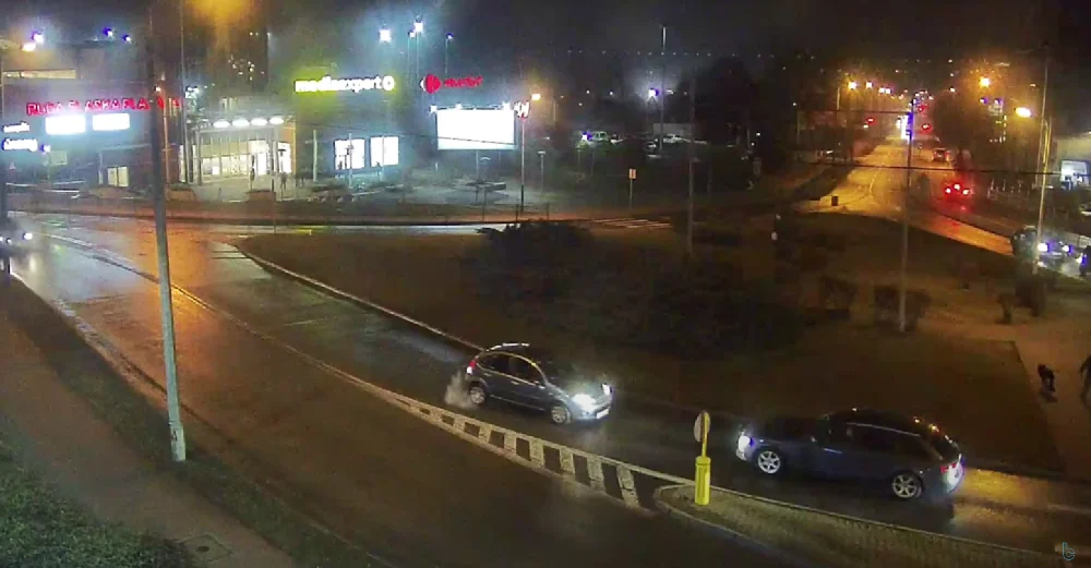 Rondo na Wirku pokonało kolejnego kierowcę [FILM]