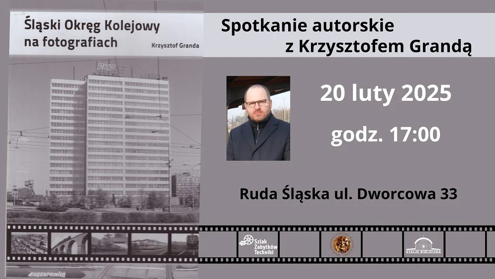 Spotkanie z Krzysztofem Grandą w Stacji Biblioteka – odkryj historię kolei