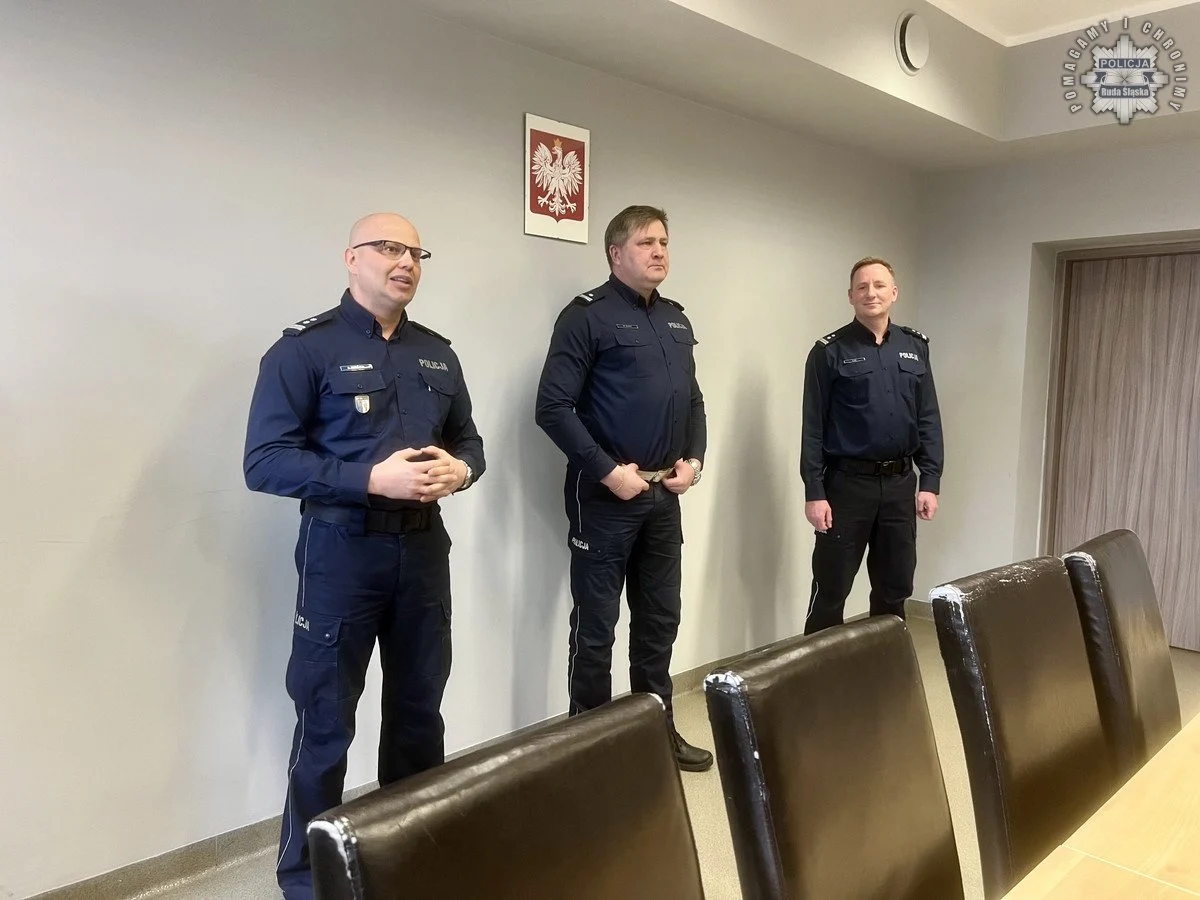 Zmiany kadrowe w rudzkiej policji - podinspektor Kurek przechodzi na zasłużoną emeryturę