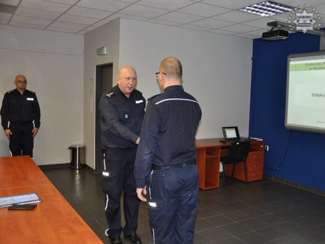 Wodzisławscy policjanci podsumowali 2024 rok. Odprawa roczna z sukcesami! 3