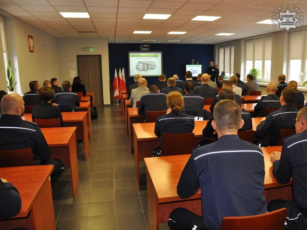 Wodzisławscy policjanci podsumowali 2024 rok. Odprawa roczna z sukcesami! 5