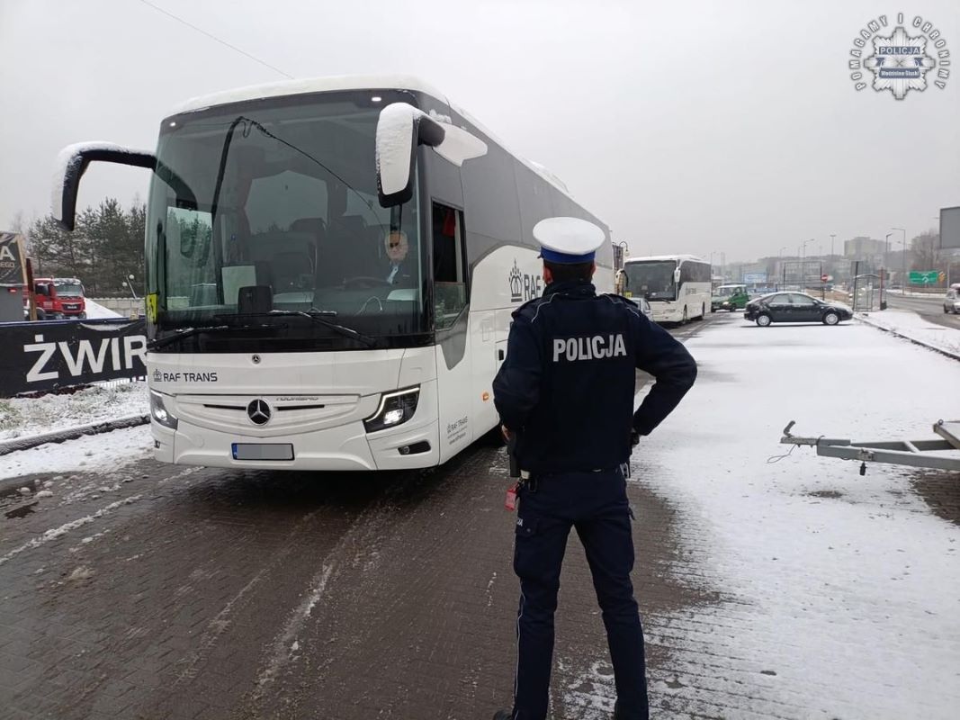 Sprawdź autobus przed wyjazdem! Policyjne kontrole na ferie