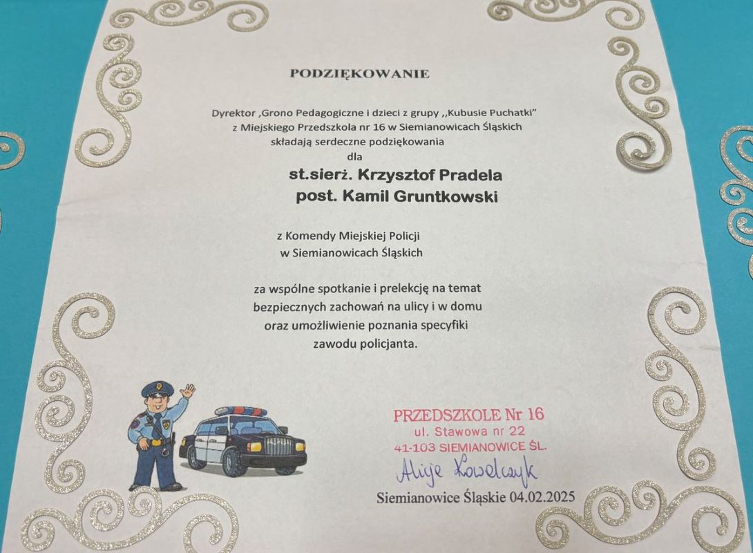 Policjanci rozmawiają z najmłodszymi – zima bez obaw!