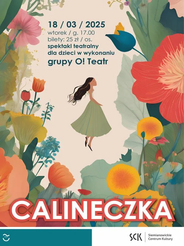 Magiczny świat „Calineczki” na scenie SCK. Bajkowy spektakl dla najmłodszych!