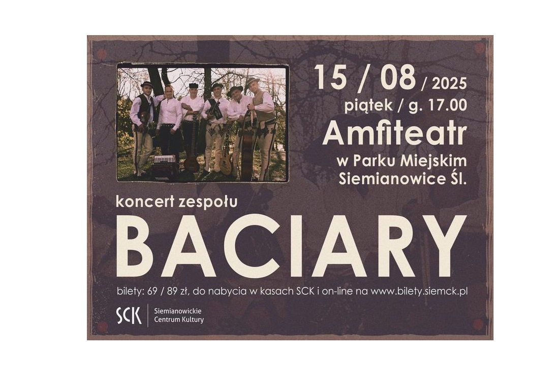 Zespół Baciary na Siemianowickim Amfiteatrze. Koncert pełen góralskich hitów!