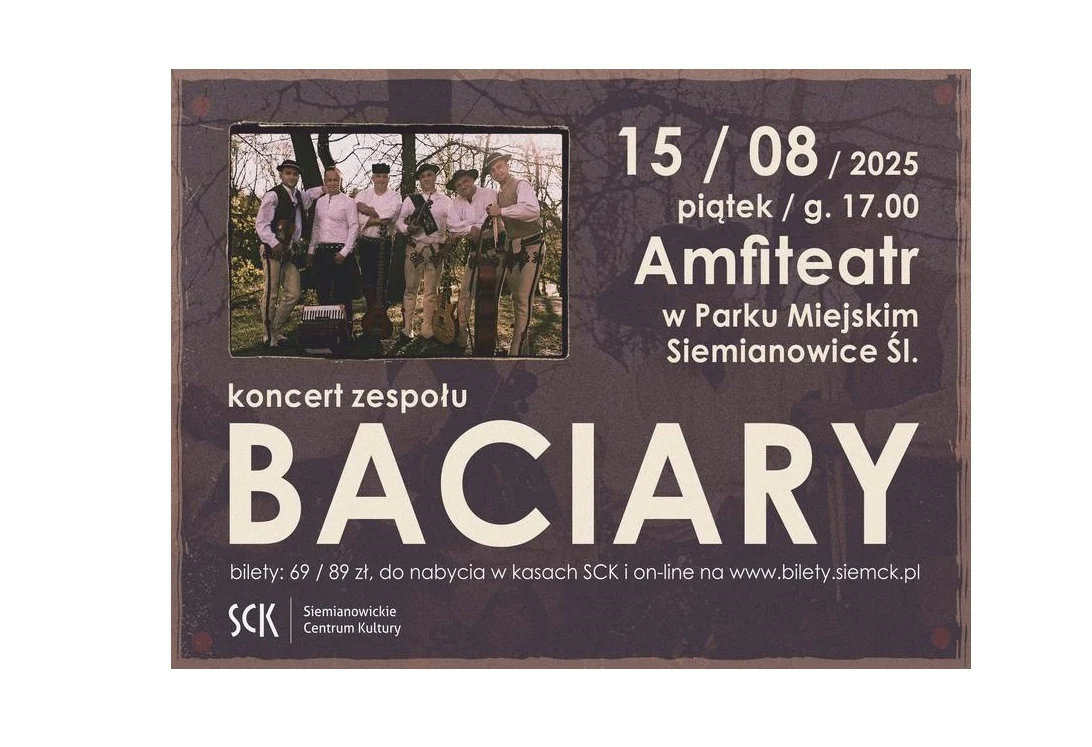 Zespół Baciary na Siemianowickim Amfiteatrze. Koncert pełen góralskich hitów!