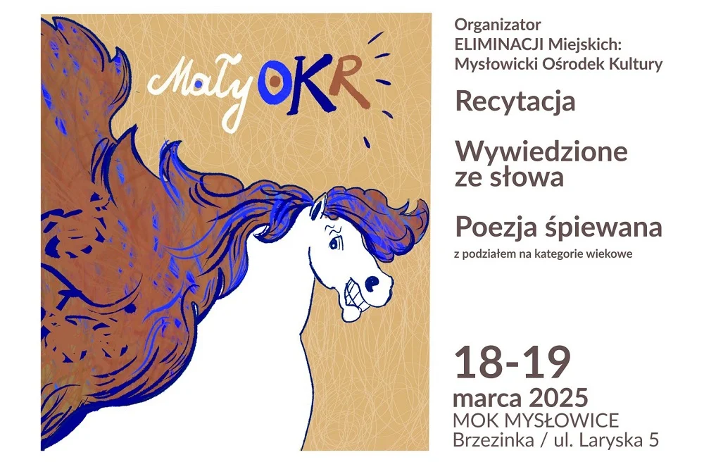 Mały OKR 2025 – konkurs recytatorski dla uczniów szkół podstawowych