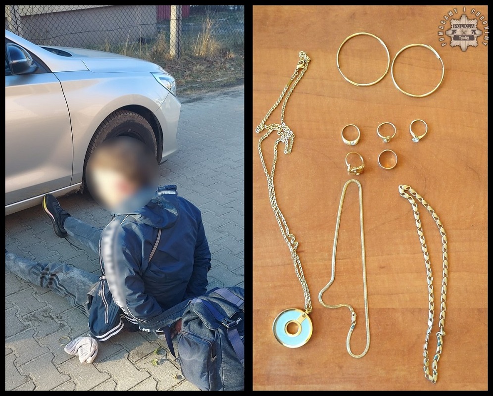 Dramatyczne sceny w Tychach – włamywacz użył gazu pieprzowego i próbował uciec