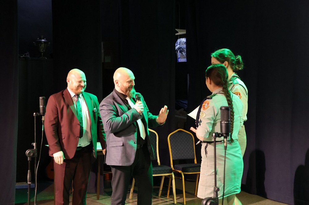 Spotkanie harcerskie w Orzeszu