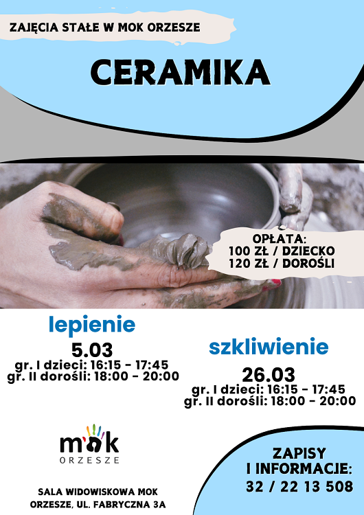 Marcowe warsztaty ceramiki – stwórz własne dzieło!