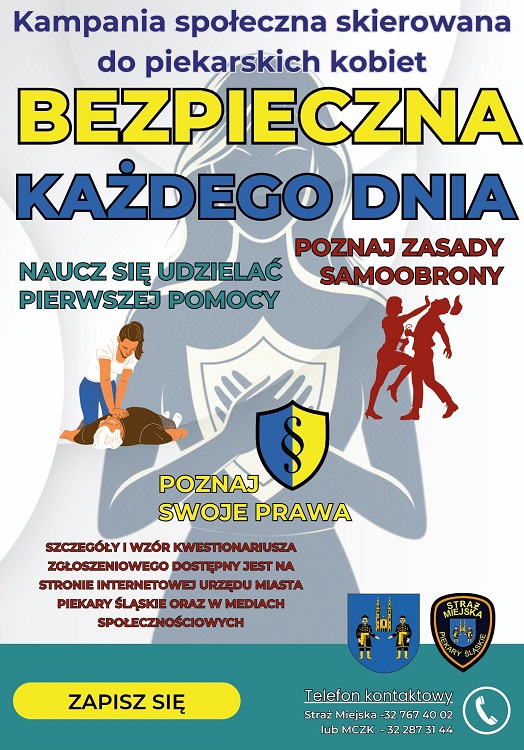 Startuje 2. edycja kampanii „Bezpieczna każdego dnia” w Piekarach Śląskich