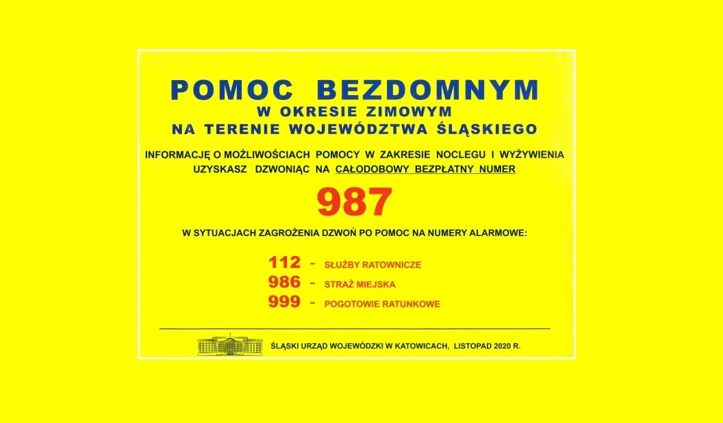 Pomoc dla bezdomnych w zimie. Infolinia i działania mundurowych!
