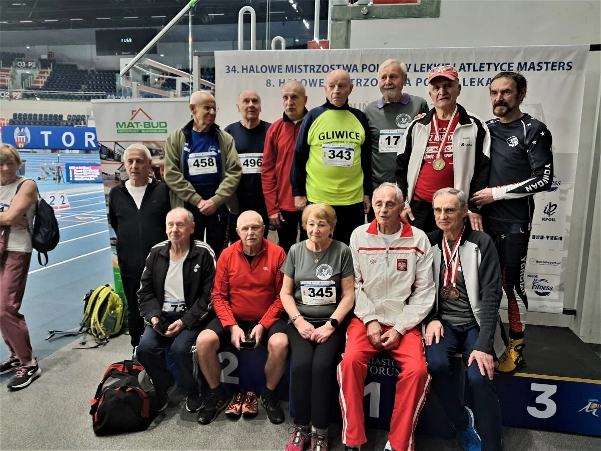 Gliwiccy seniorzy w gronie mistrzów Polski Masters w lekkiej atletyce!