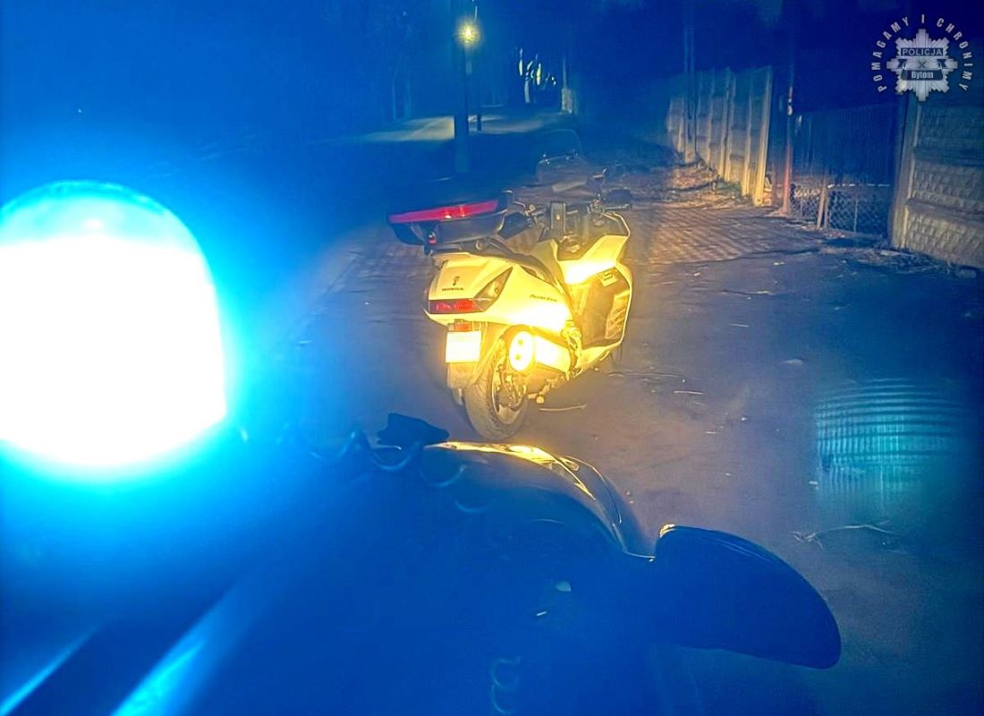Motocyklista w rękach policji – zakaz, narkotyki i jazda pod wpływem!