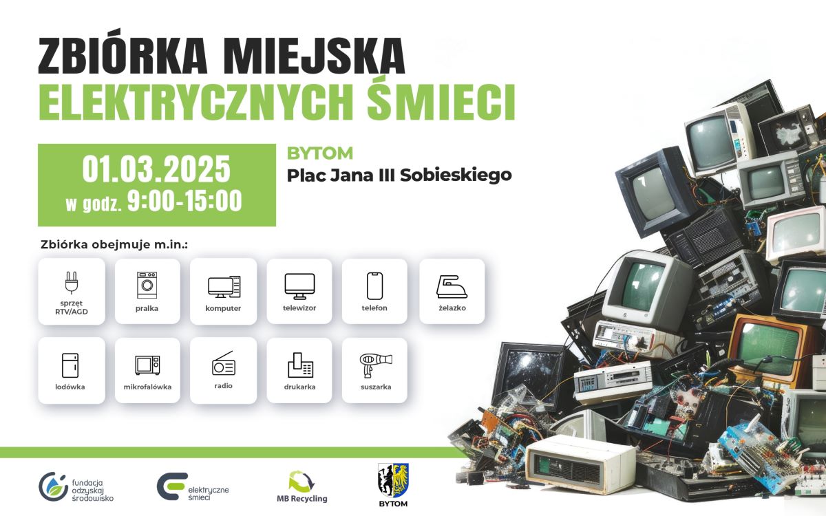 Pozbądź się elektrośmieci! 1 marca zbiórka na pl. Sobieskiego