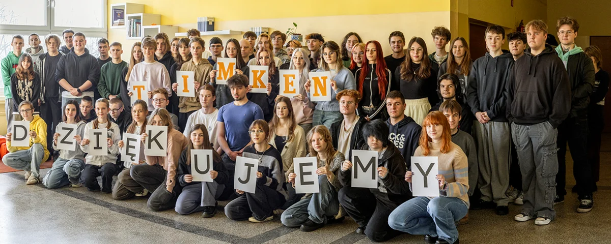 Technikum nr 6 otrzymało od firmy TIMKEN darowiznę w wysokości 96 000 zł