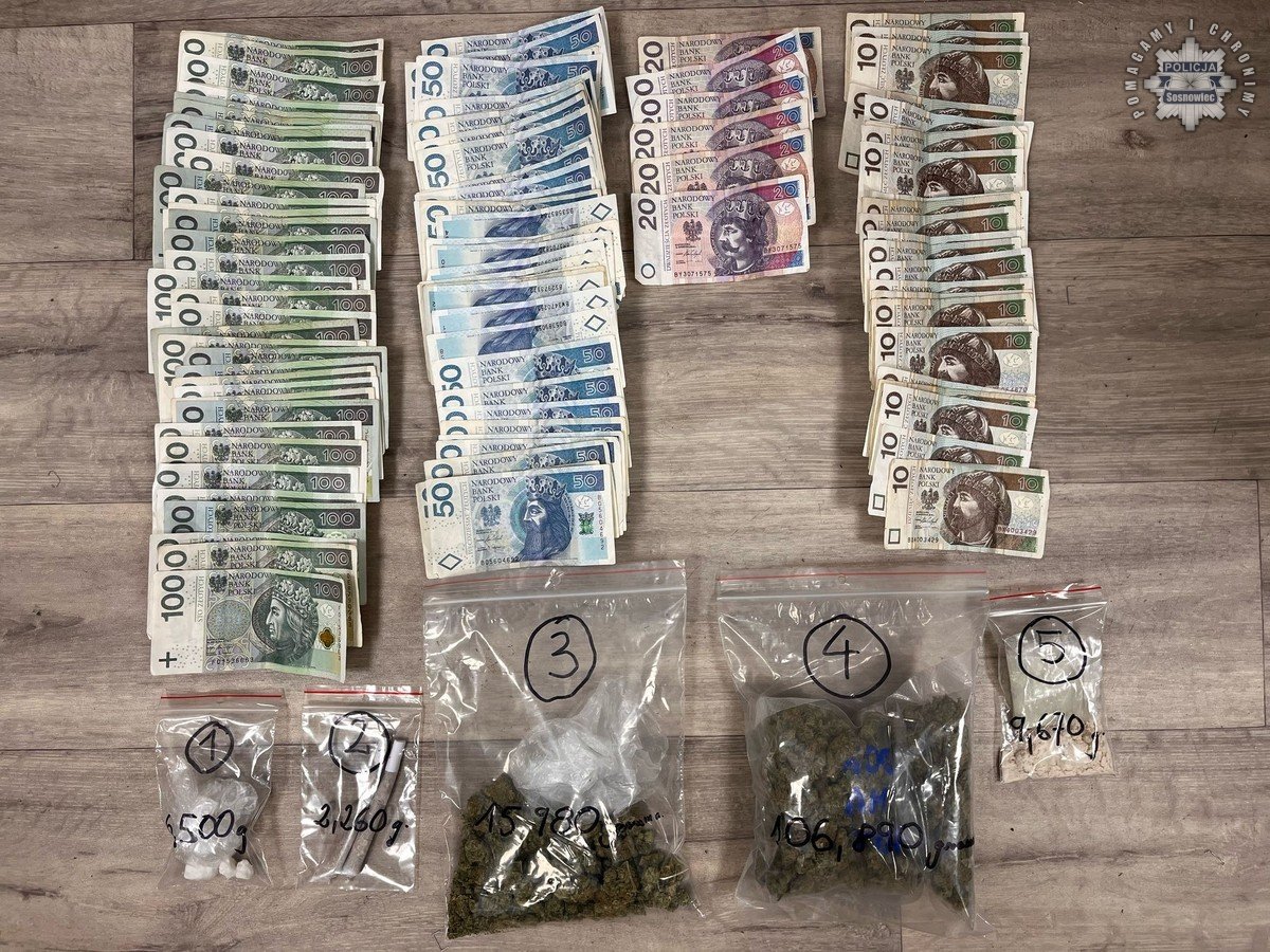 Zatrzymano mężczyznę z dużą ilością narkotyków. Kryminalni wyczuli je w samochodzie