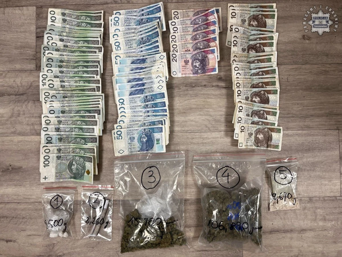 Zatrzymano mężczyznę z dużą ilością narkotyków. Kryminalni wyczuli je w samochodzie