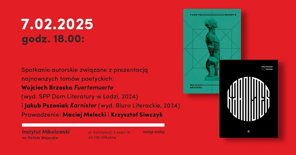 Spotkanie autorskie w Instytucie Mikołowskim – poezja bez granic