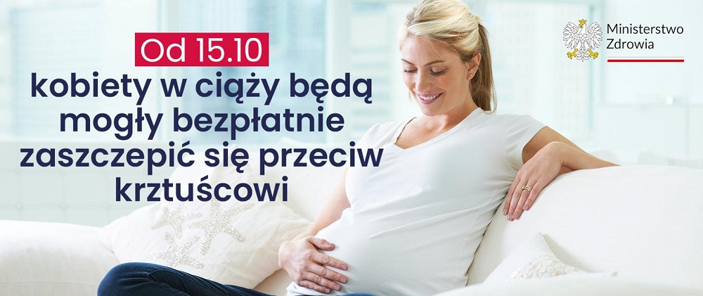 Bezpłatne szczepienia przeciw krztuścowi dla kobiet w ciąży