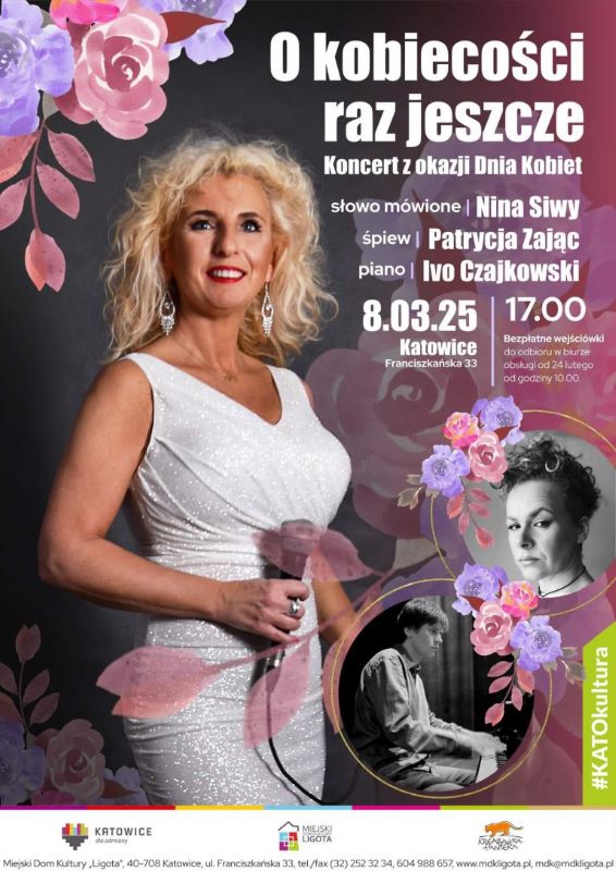 „O kobiecości raz jeszcze” – koncert z okazji Dnia Kobiet w MDK Ligota