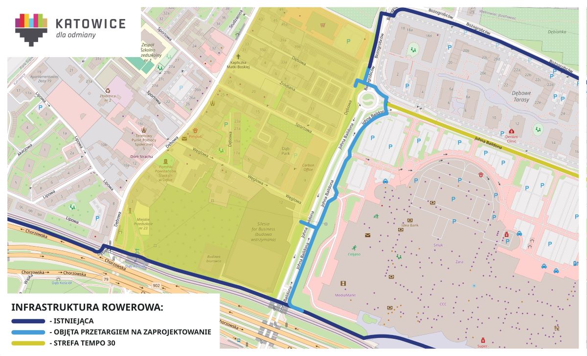 Nowe trasy rowerowe w Katowicach – przetargi i budowy ruszają