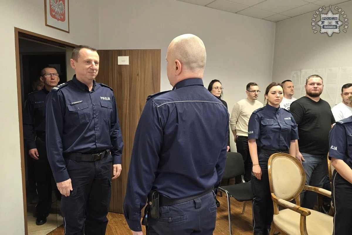 Zmiany kadrowe w katowickiej policji – nowi komendanci i zastępcy