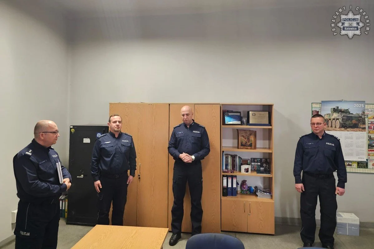 Zmiany kadrowe w katowickiej policji – nowi komendanci i zastępcy