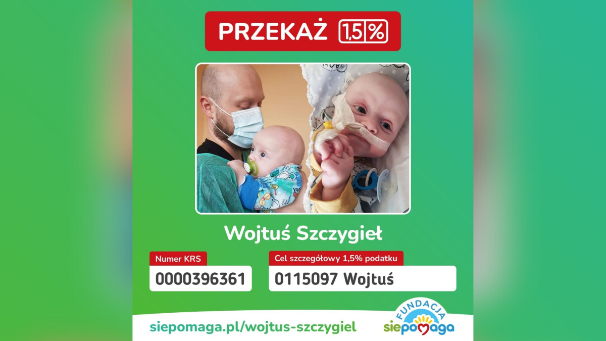 Mały wojownik, syn policjanta z Katowic potrzebuje wsparcia – rehabilitacja wymaga środków