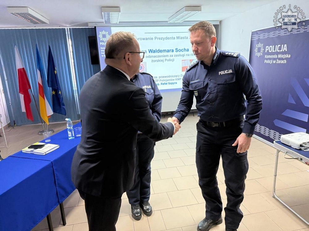 Żorska policja podsumowała 2024 rok. Uroczysta odprawa za mundurowymi