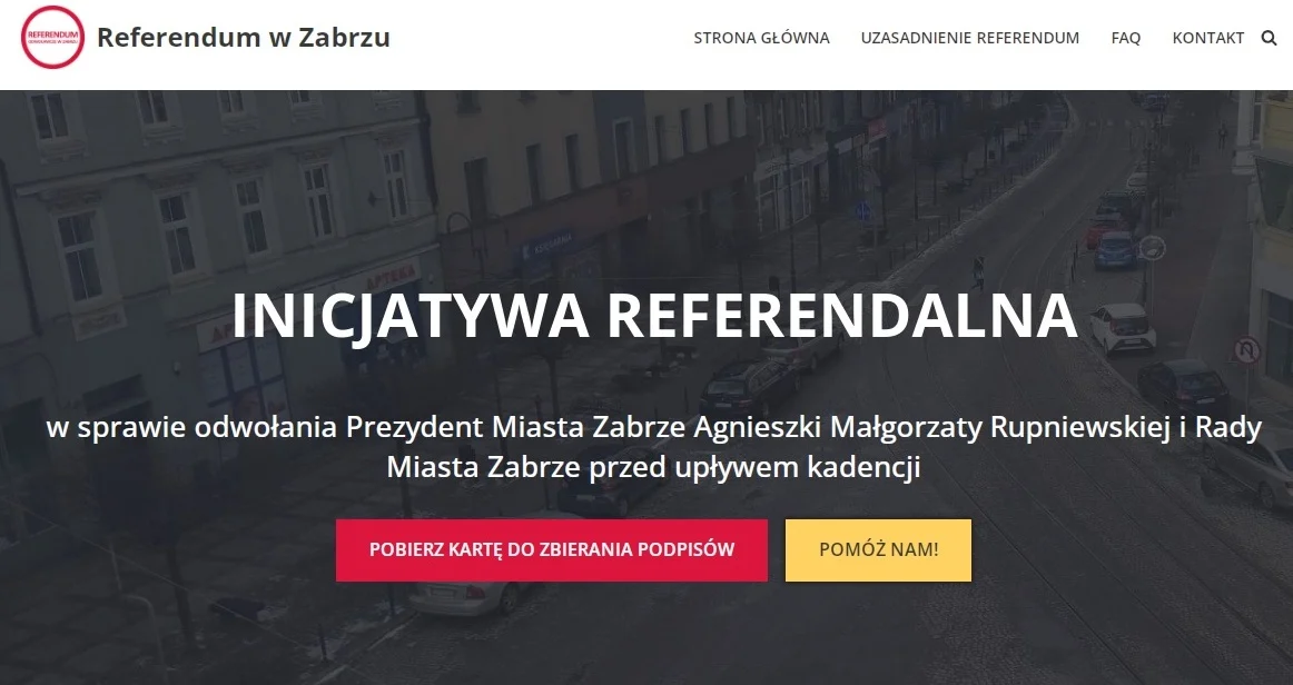 Lepsze Zabrze wspiera akcję referendalną. Wydano oświadczenie [REFERENDUM W ZABRZU]