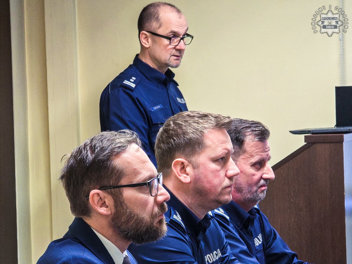 Zabrzańska policja podsumowała rok. Jakie wnioski płyną z odprawy?