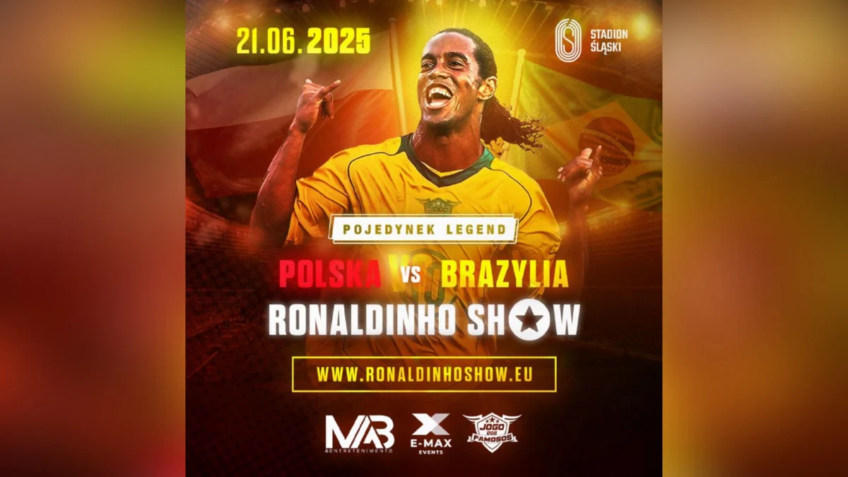 Ronaldinho Show na Stadionie Śląskim – Polska vs Brazylia już 21 czerwca!