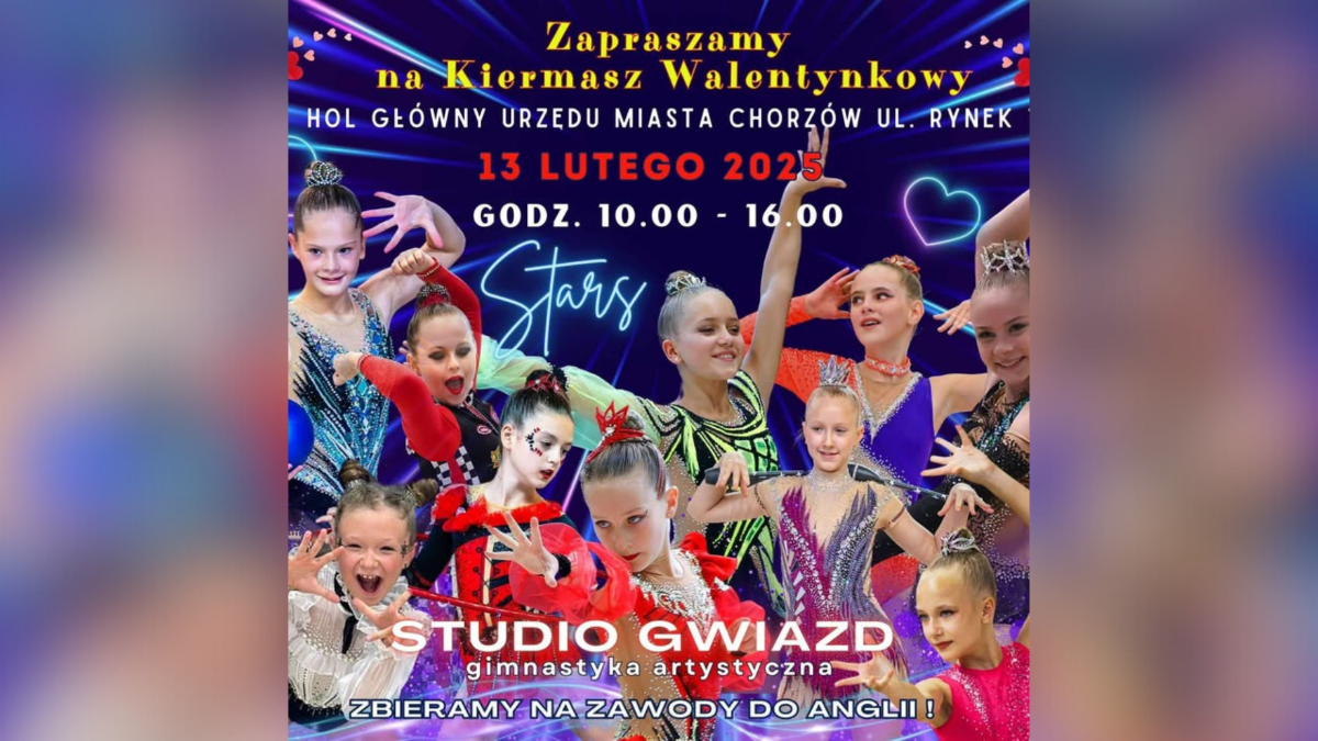 Słodka pomoc dla gimnastyczek – Kiermasz Walentynkowy w Urzędzie Miasta